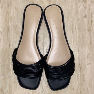 Flat Black Kelly Rowland Slides